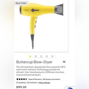 Buttercup Drybar Blow Dryer